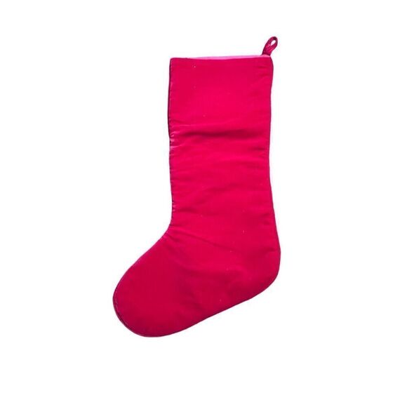 Embroidered Angel Vintage Christmas Stocking EUC - Picture 3 of 4